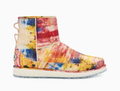 UGG x Ovadia Classic Mini Tie Dye Mens Classic Boots Multicolor - AU 308OL